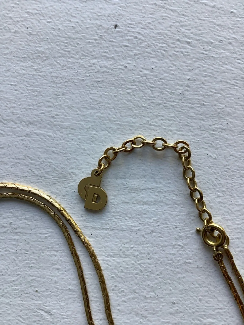 Christian Dior Lapis necklace  RARE! VTG. - Picture 3 of 5